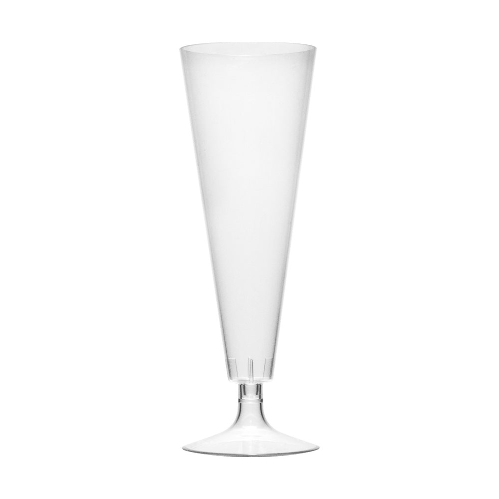 5.5oz Champagne Flutes - 50 Count Case, PLA-SelfEco Caterware