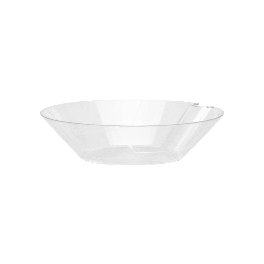 4 Oz Round Bowls with Utensil Hangers - 4" - 200 Count Case, PLA-SelfEco Caterware