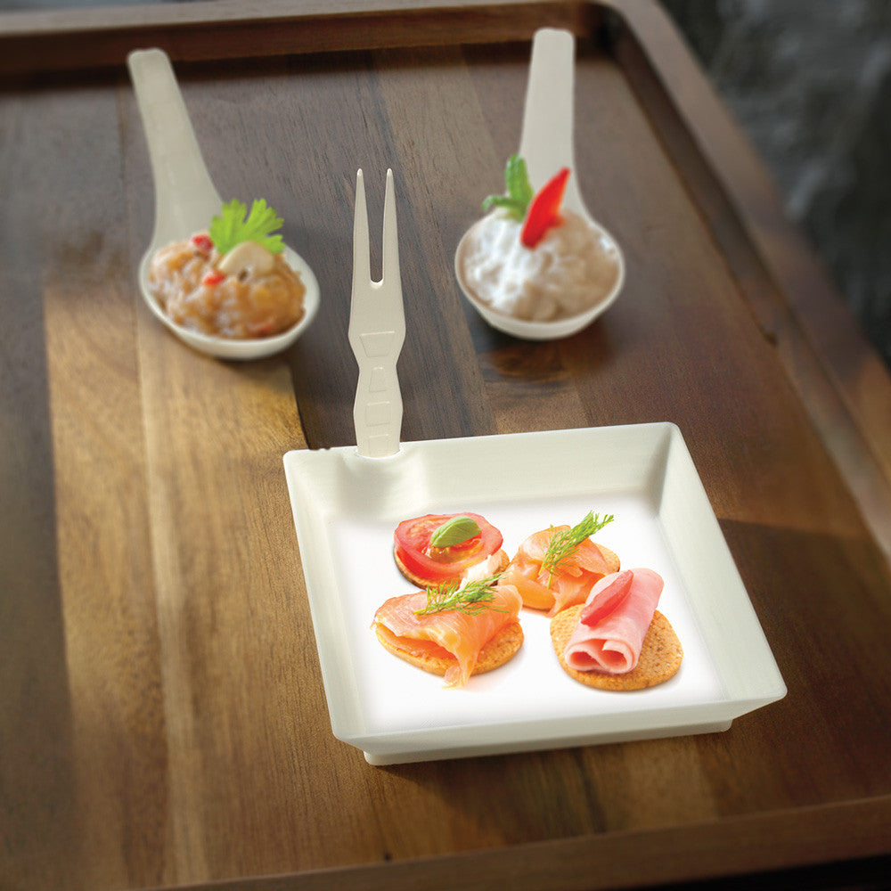 4.6" Asian Appetizer Spoon - 400 Count Case, PLA-SelfEco Caterware